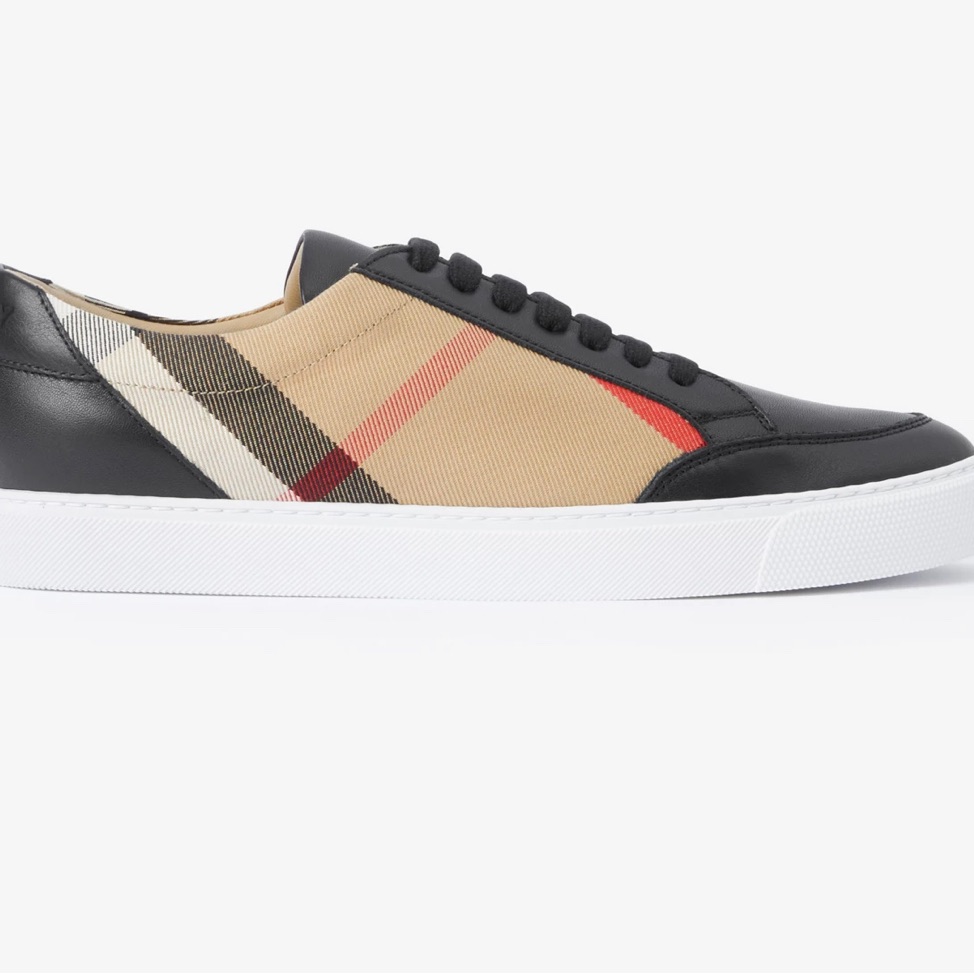 Burberry Salmond Leather Sneakers